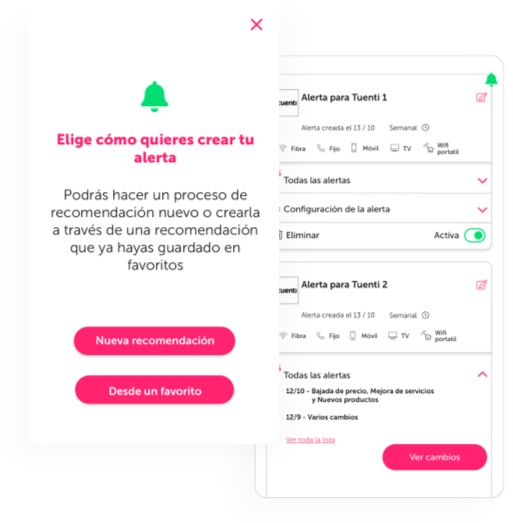 Crear una alerta
