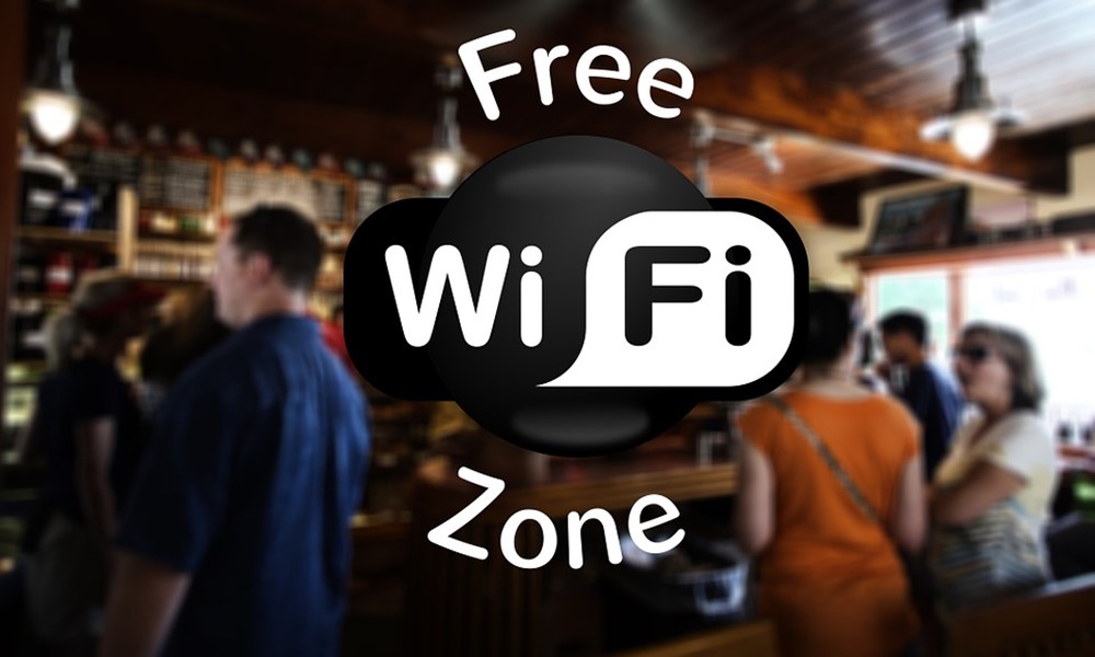 Zona Wi-Fi en un bar